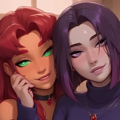 Starfire and Raven thumbnail