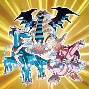 Creation Trio, Dialga Palkia and Giratine thumbnail
