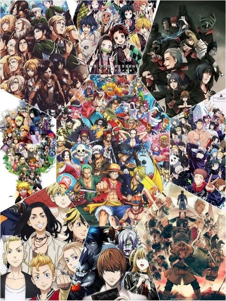 Naruto+Boruto+Demon Slayer+Tokio Revengers+ jujutsu kaisen+One Piece+MHA thumbnail