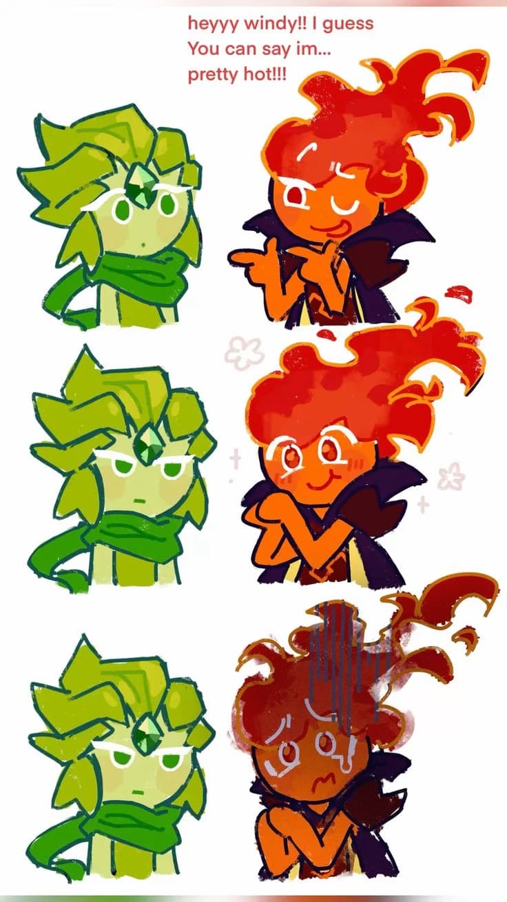 Fire Spirit Cookie x Wind Archer Cookie thumbnail
