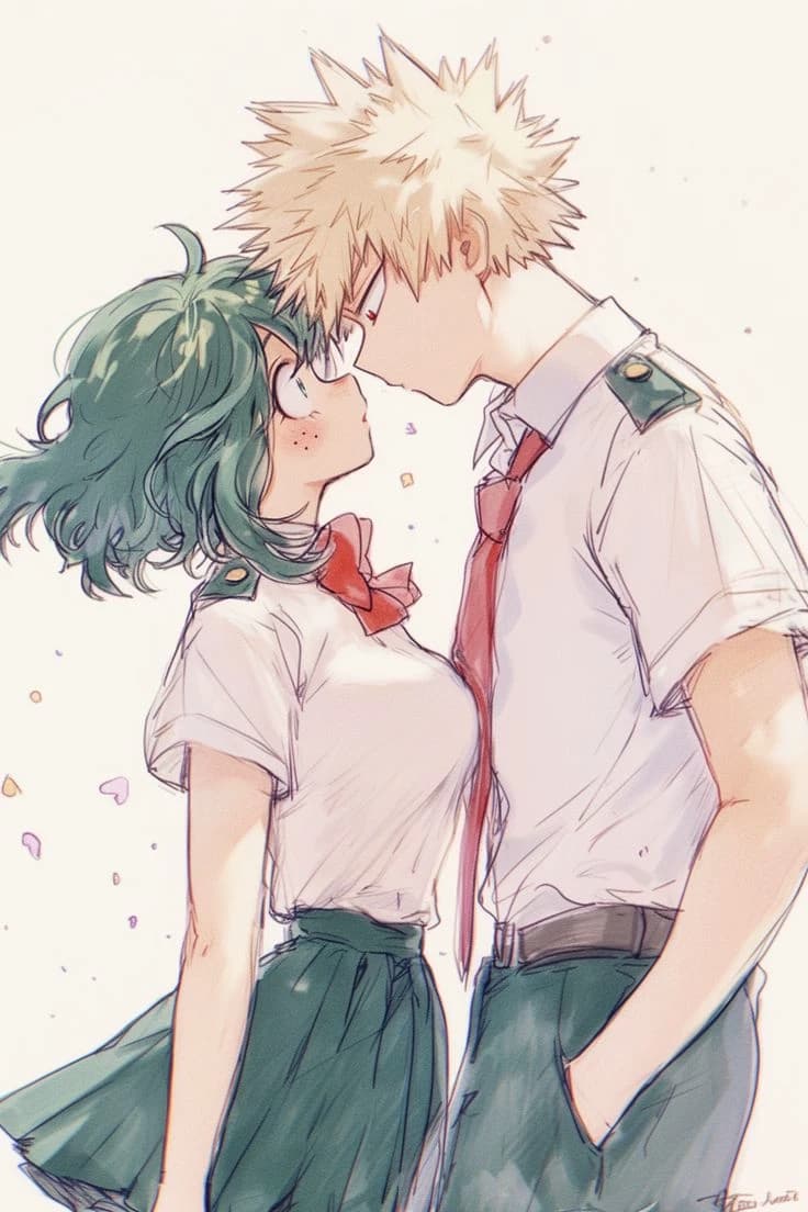 Bakugo x izuku fem thumbnail