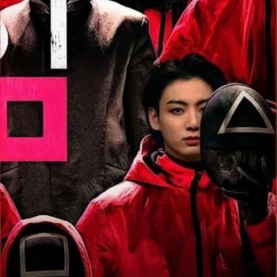 The squid game with Jungkook thumbnail