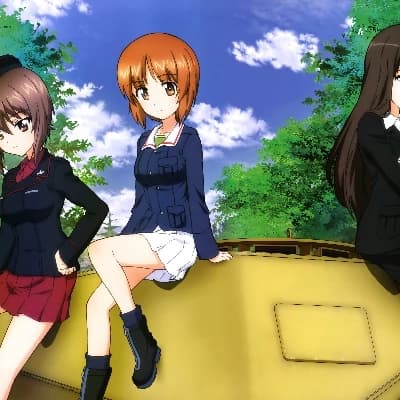 Shiho, Maho, and Miho Nishizumi (GuP) thumbnail