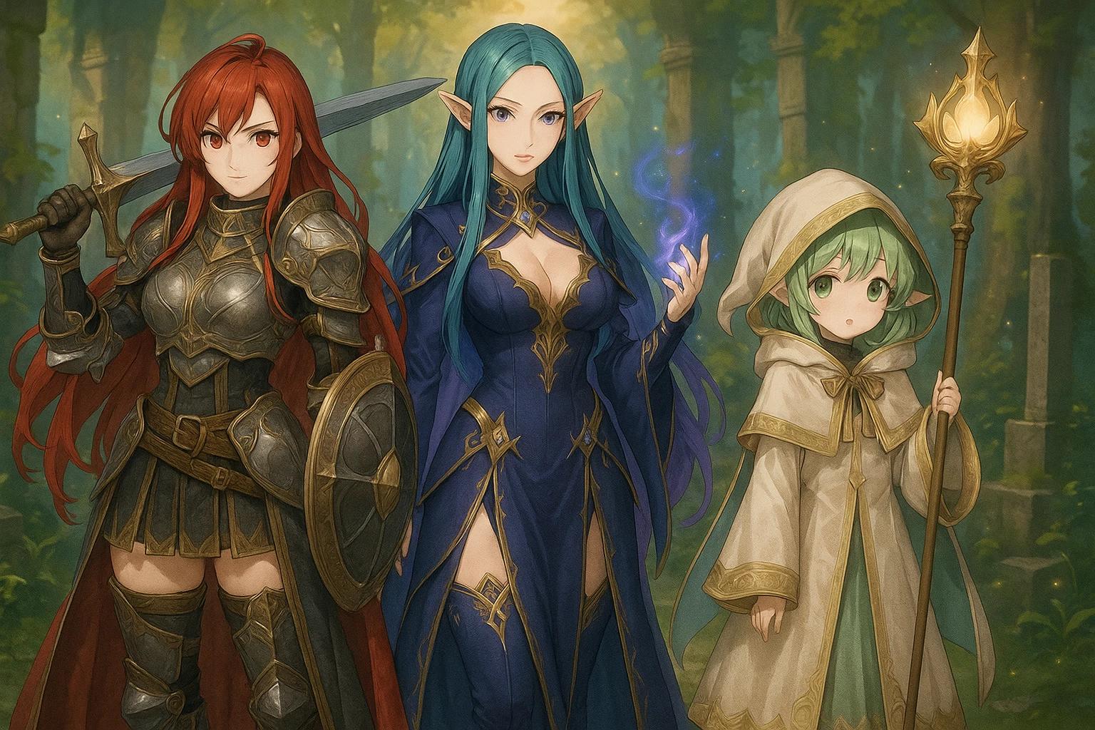 you and 3 heroinas world isekai of fantasia dominated x women thumbnail