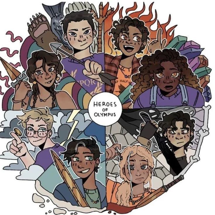 "PJO" (an abbreviation commonly used for *Percy Jackson and the Olympians*, a book series by Rick Riordan) thumbnail