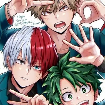 Todoroki, deku and bakugo thumbnail