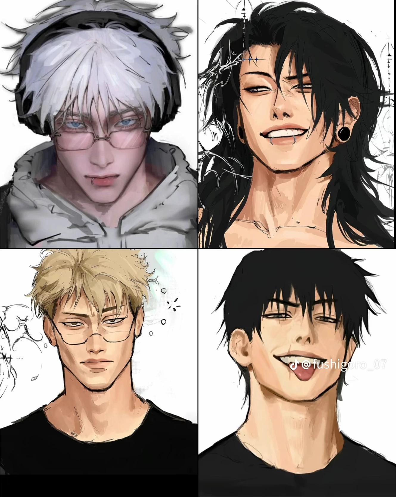 Gojo, Nanami, Geto, Toji thumbnail