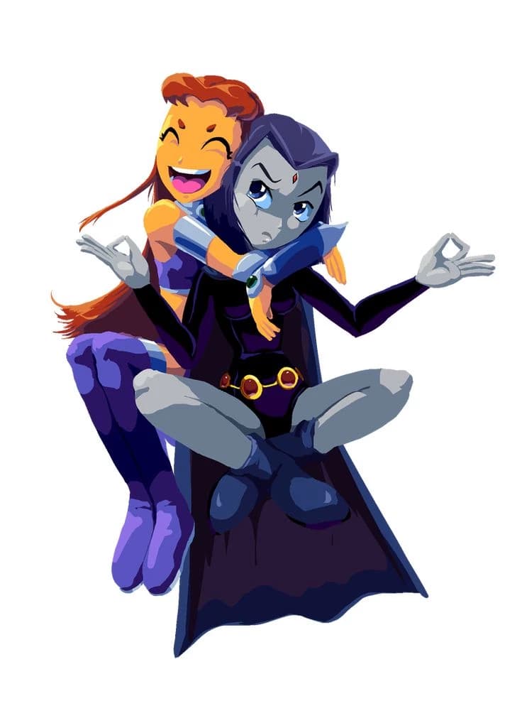 Starfire y Raven thumbnail