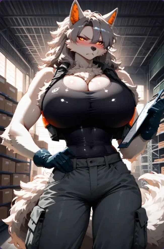 Akira (Fluffy Tsundere Warehouse Wolf) thumbnail