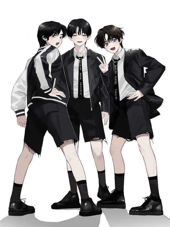 The three most prominent boys of Seiō Private High School thumbnail