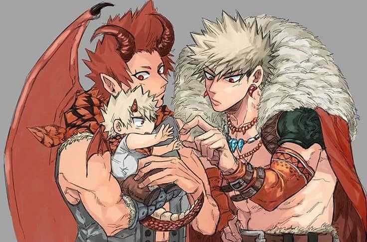 Enjiro kirishima y bakugou Katsuki (fantasy au) thumbnail