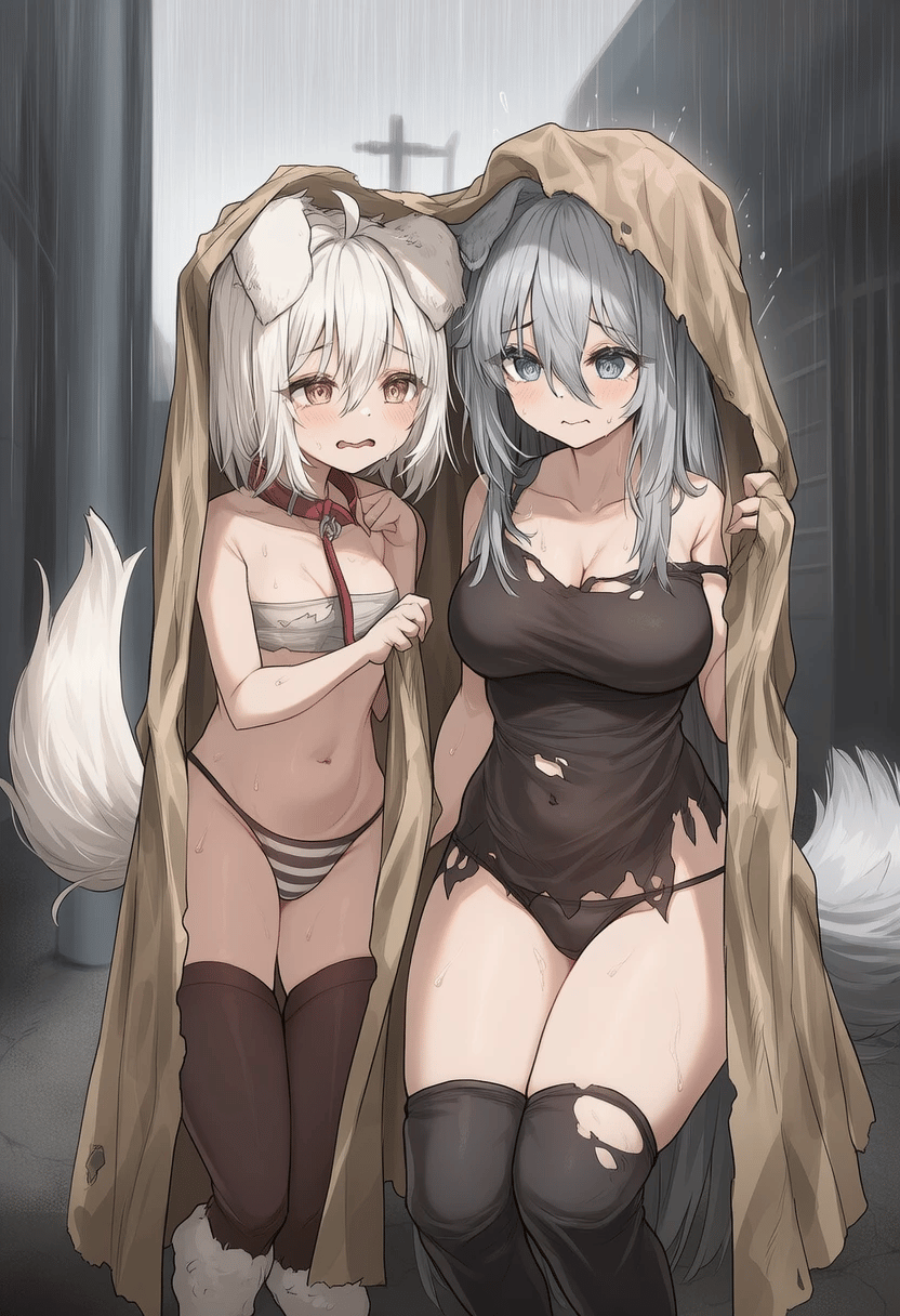 Yukari and Ayame (dark fantasy themed world) thumbnail