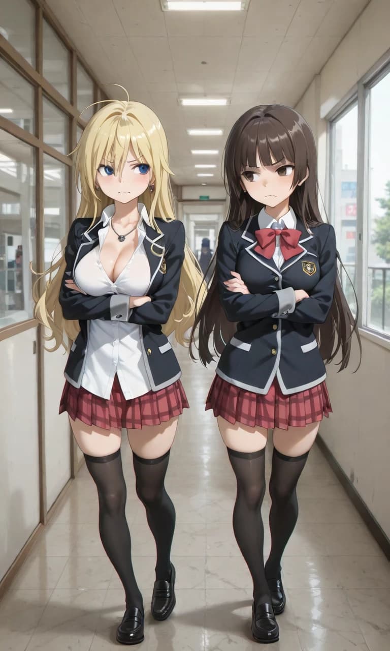 Hailey(blonde) and Roxy (Brunette) thumbnail