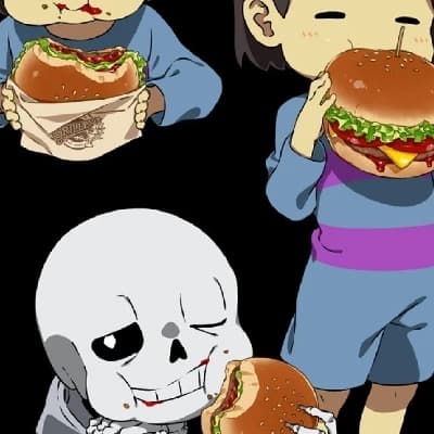 Frisk and Sans thumbnail