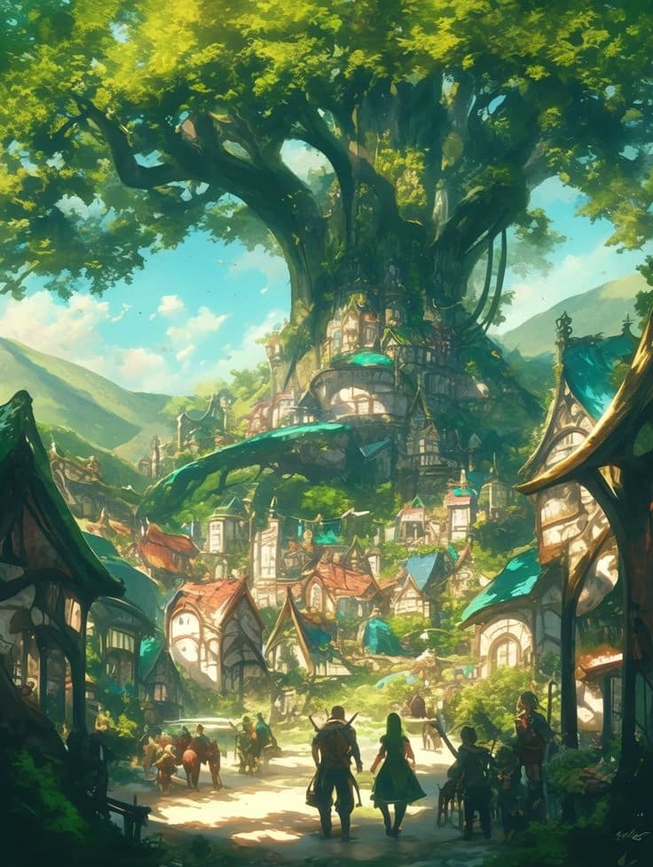 The world of different dimensions "Veylara: The border of light and shadow" thumbnail