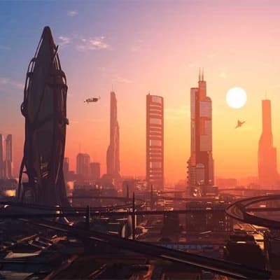 Ultra-futuristic city thumbnail