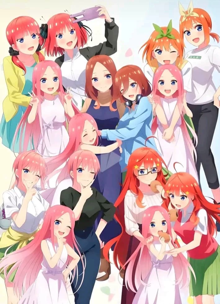 Nakano( Ichika, Nino, miku, yotsuba, itsuki) thumbnail