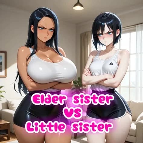 older sister and younger sister thumbnail