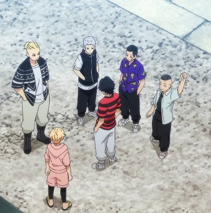 Mike, Kazutora, Draken, Mitsuya e Baji thumbnail