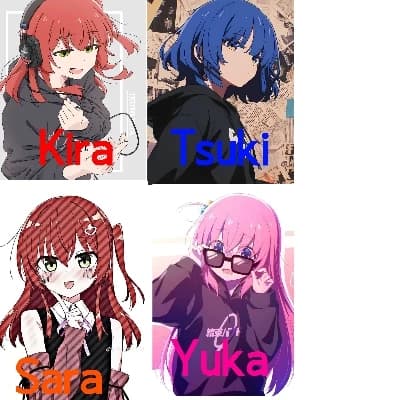 Kira,Tsuki,Sara e Yuka thumbnail
