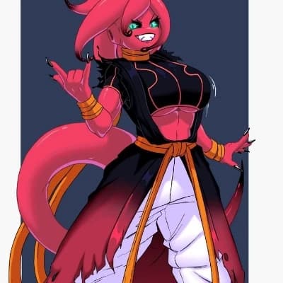 Majin Buu Girl Red thumbnail