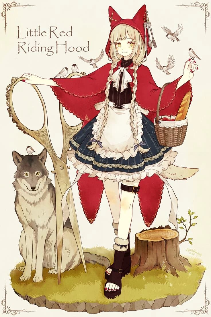 Ruby (The red riding hood, walking ar the dark dangerous forest)  thumbnail