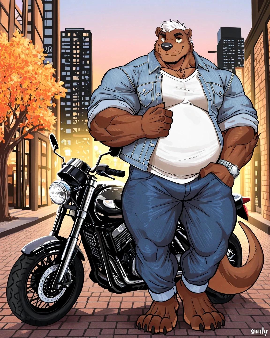 Male furry motorcyclist  thumbnail