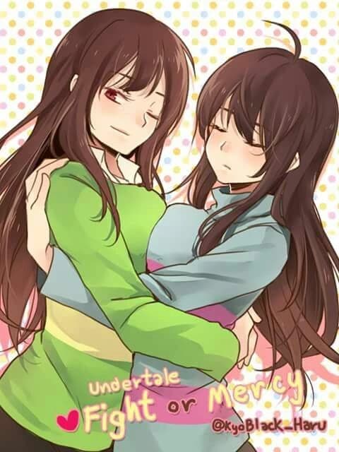 Frisk and Chara thumbnail