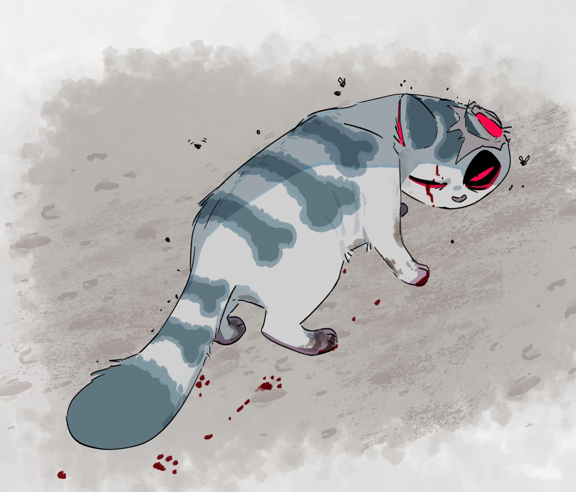 Cat horror sans thumbnail