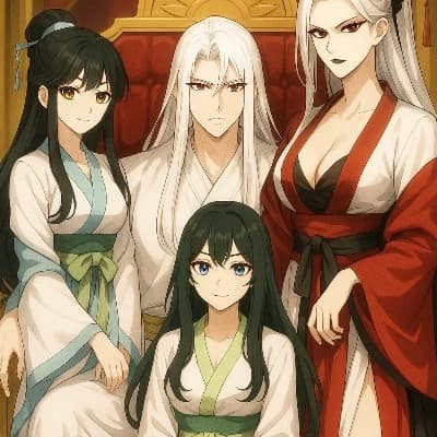 An Emperor and his three concubines thumbnail