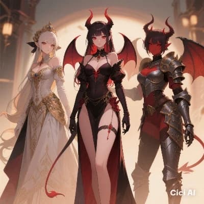 The Three Queens - Eliza Alucard, Lilith Morningstar, and Selene Hellblood thumbnail