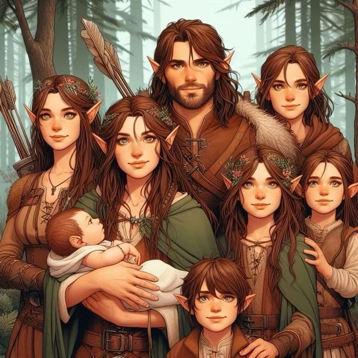 Elf family. thumbnail