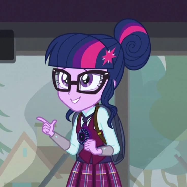 Twilight Sparkle, the human version of the human thumbnail