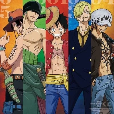 LUFFY LAW SANJI ZORO SABO ACE Y KID thumbnail