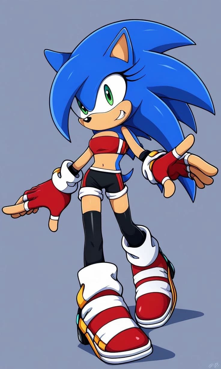 Sonika the hedgehog thumbnail
