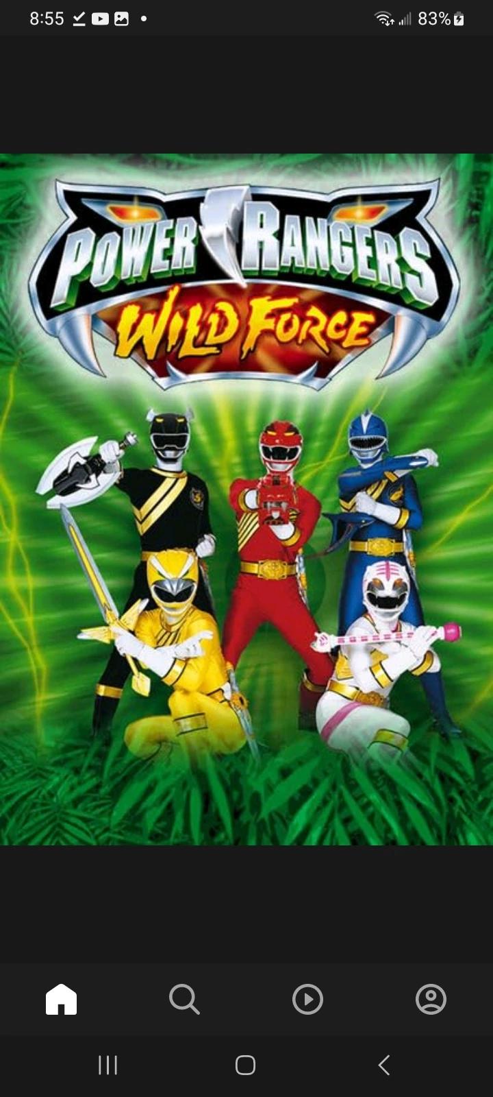 Power Rangers wild force thumbnail