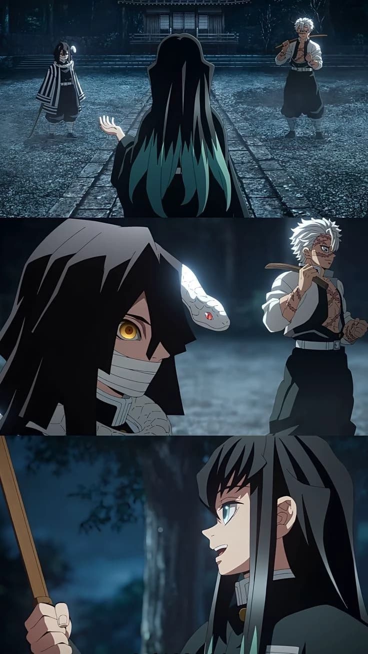 Obanai, Sanemi, Giyuu, Muichiro. thumbnail