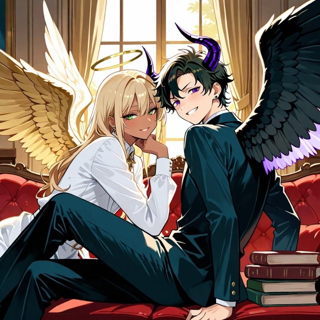 Yandere: Seraphiel🪽 & Caelum😈 thumbnail