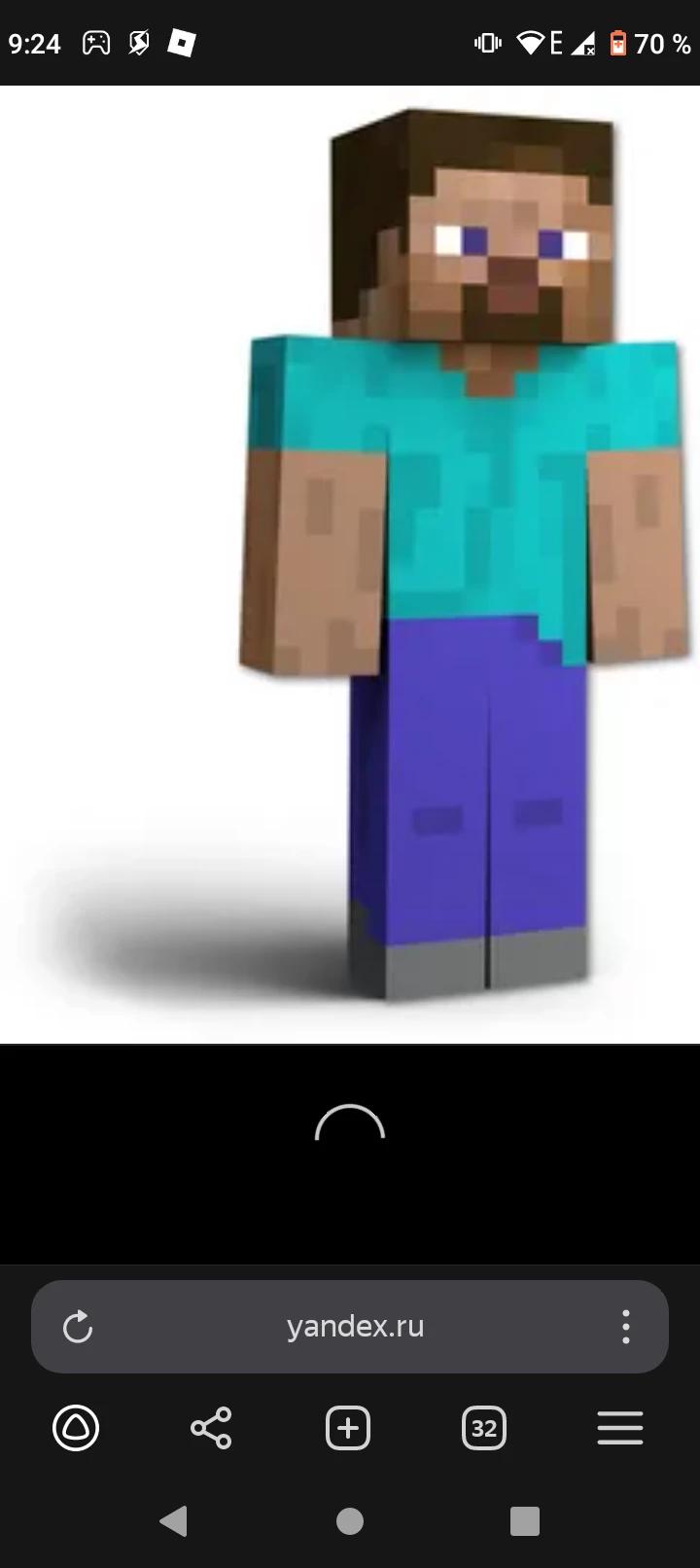 Steve in Minecraft thumbnail
