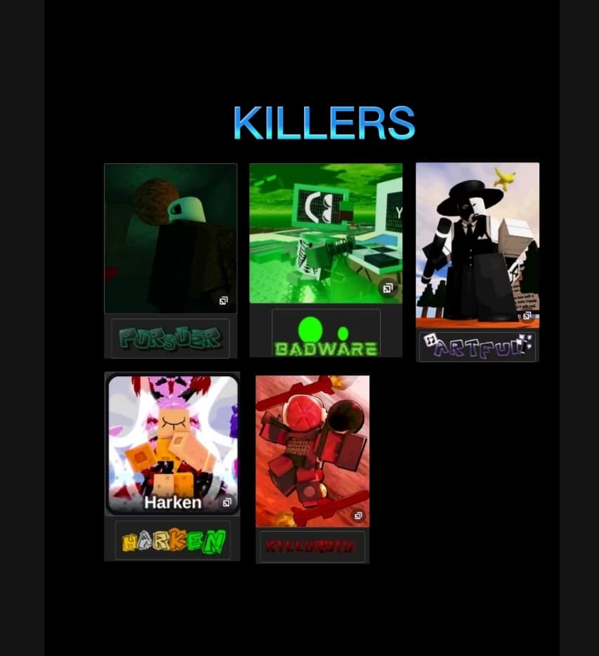 Die of Death - all killers thumbnail