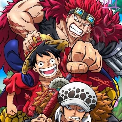 Kid, Luffy y Law thumbnail
