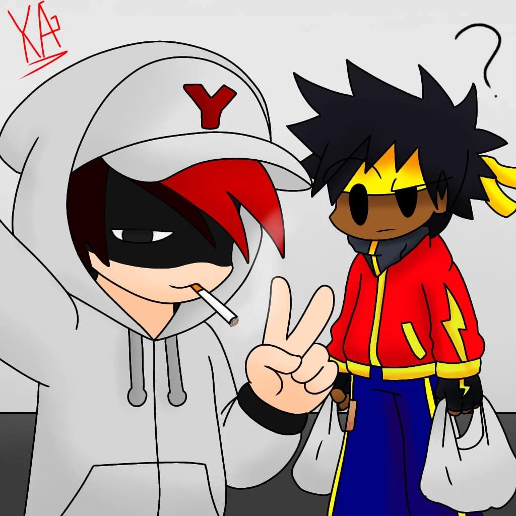 Yuron, Thunder and strech los panas going shopping thumbnail