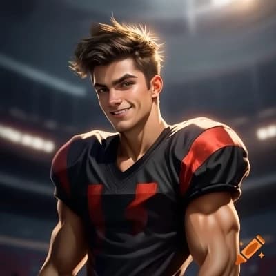 Simon, a young talented American football player thumbnail
