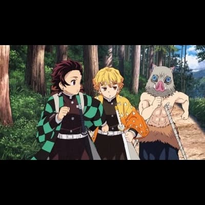 Tanjiro, Zenitsu, y Inosuke thumbnail