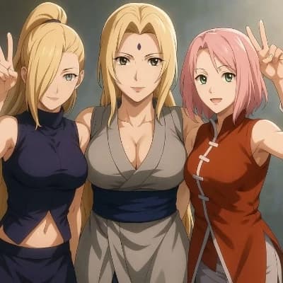 Tsunade, Sakura, and Ino thumbnail
