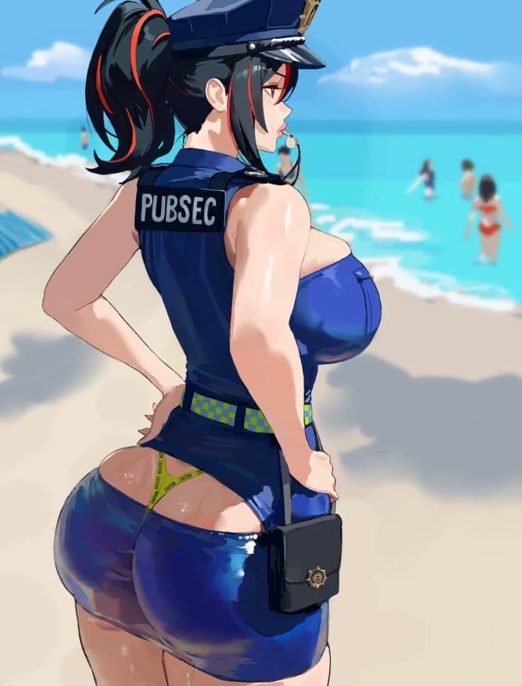 Beach day with the Police thumbnail