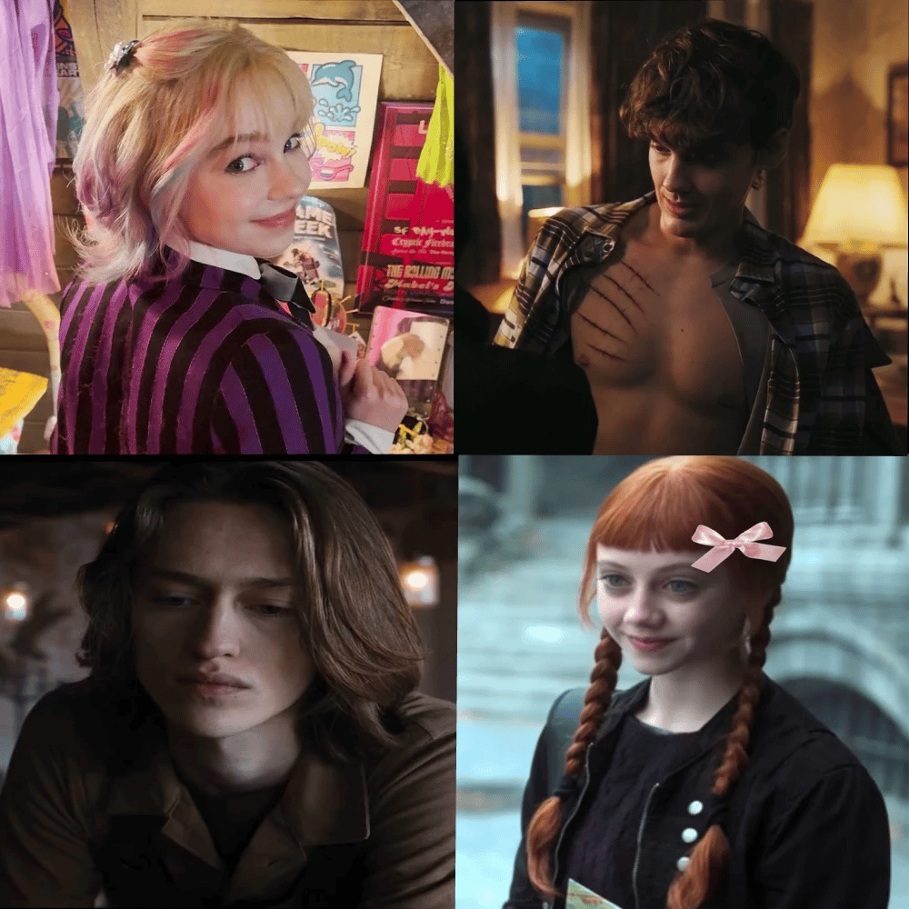 Enid Sinclair, Tyler Galpin, Xavier Thorpe, Agnes Crackstone. thumbnail