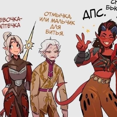 Astarion, Shadowheart, and Karlach thumbnail