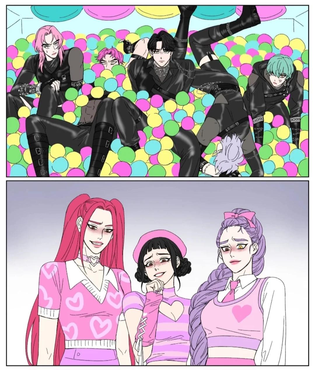 Saja boys and huntrix (swapped roles AU) thumbnail