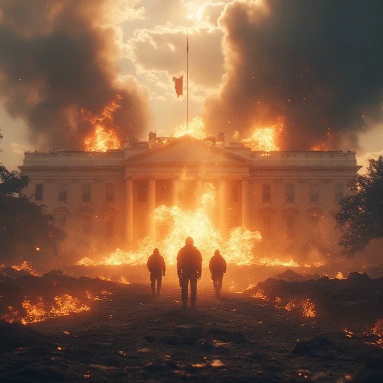 America burning thumbnail